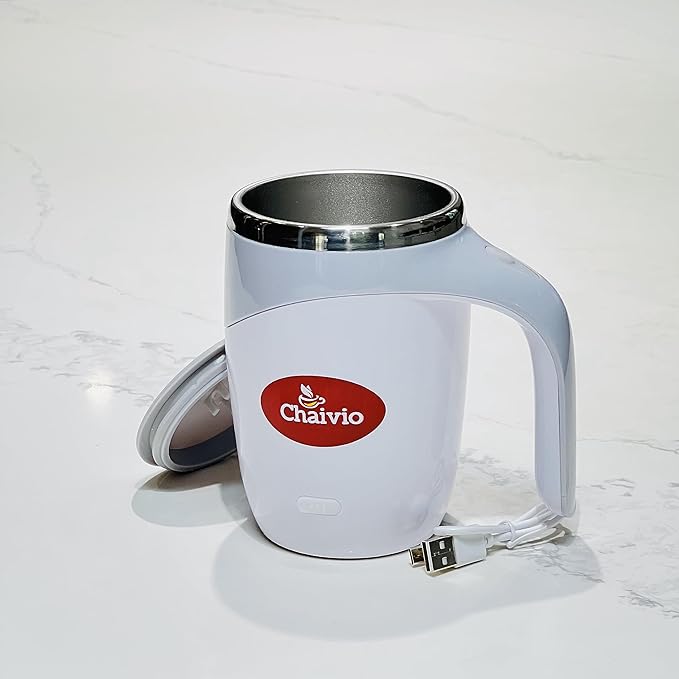 Self Stirring Mug Self Stirring Coffee Mug with Lid Handle High Speed Mixing Cup for Easy Brewing Automatic Electric Magnetic Technology Favorite Automatic Self Stirring Cup - Image 5