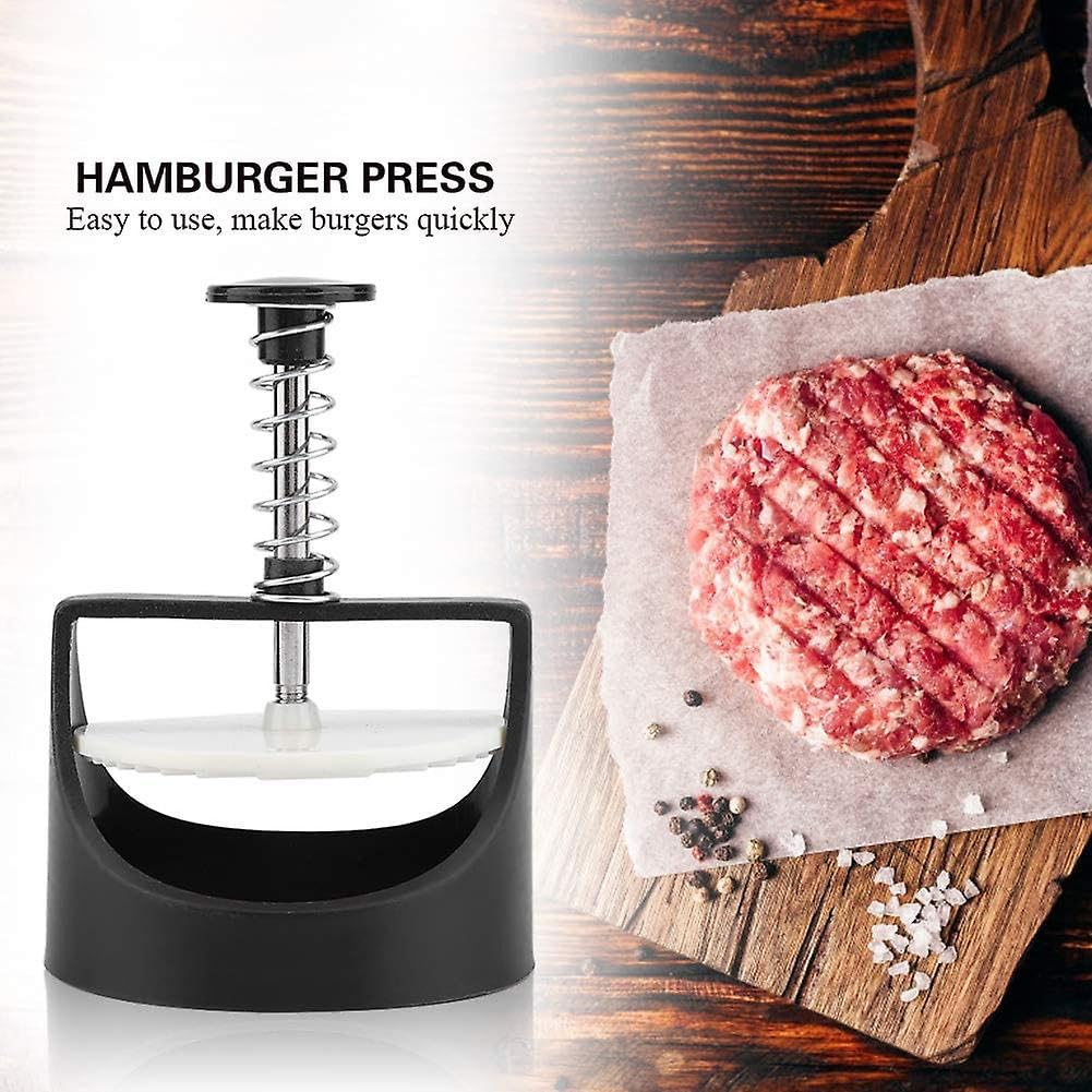 Hand Press Mini Burger Press, Plastic Stamp Press Hamburger Patty Maker Mold, Burger Patty Mold, Stamp Press Burger Mold - Image 2