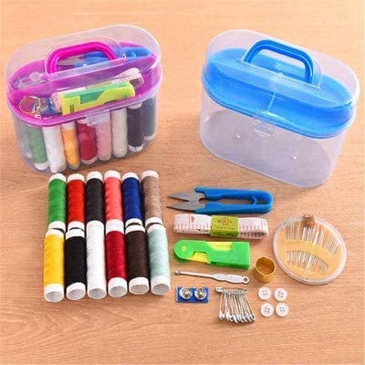 Sewing Kit Cartoon Design Sewing Box Sewing Storage Accessories Tools Thread Box