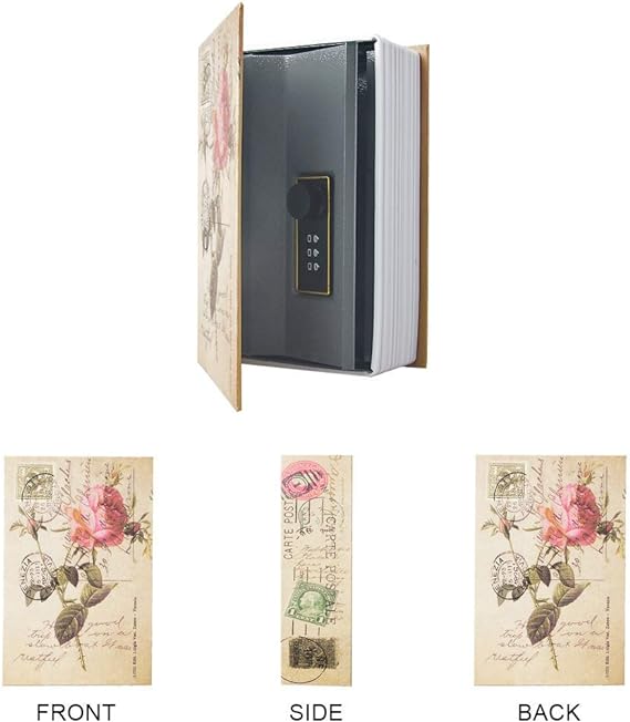 Dictionary Mini Safe Box Book Shape Money Secret Security Safe Lock Cash Money - Image 3