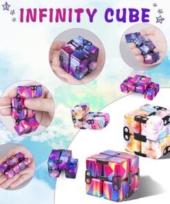 Infinity Cube Fidget Toy Prime Quality Gadget for Kids and Adults Stress and Anxiety Relief Cool Hand Mini Kill Time Toy