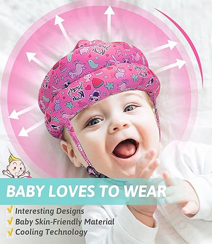 New Arrival Imported Quality Child Head Protective Cap Toddler Crawling Walking Baby Bumper Protect Hat Kids Anti-Fall Safety Helmet Headguard - Image 3