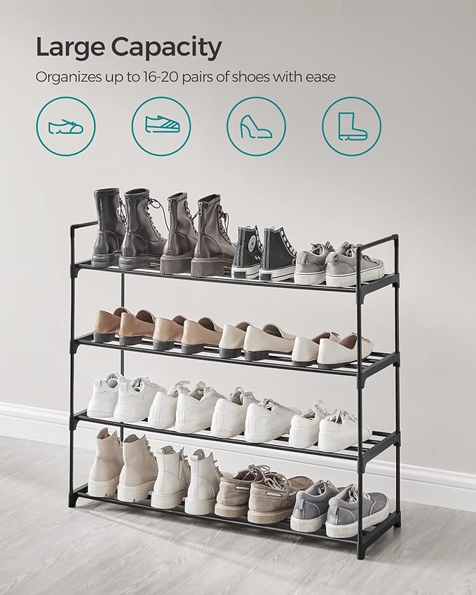Stock Able Shoe Rack Shoe Shelf 4 Layers Shoe Stand Best For Home