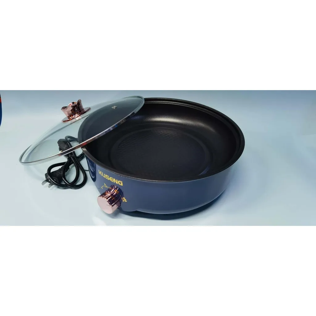 30cm Multi-function Electric Frying Household Cooking Grill, NonStick Medical Stone Frying Pan. - Image 3