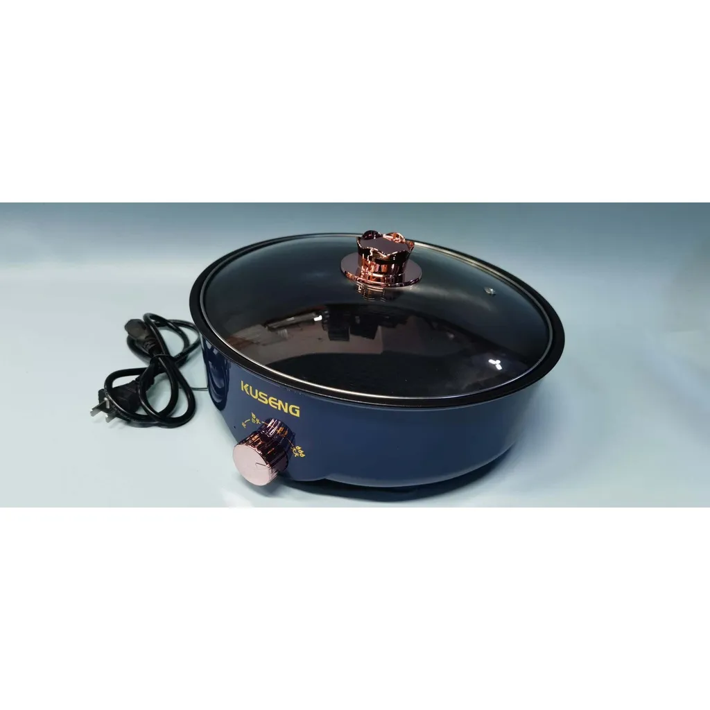 30cm Multi-function Electric Frying Household Cooking Grill, NonStick Medical Stone Frying Pan. - Image 4