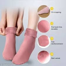 Winter Soft Velvet Elastic Legs Warm Socks - Image 5