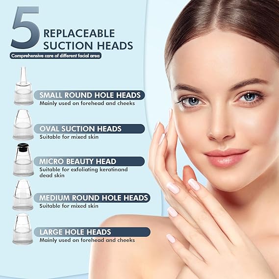 Blackhead remover, blackhead remover machine, derma suction, pimple acne remover - Image 6