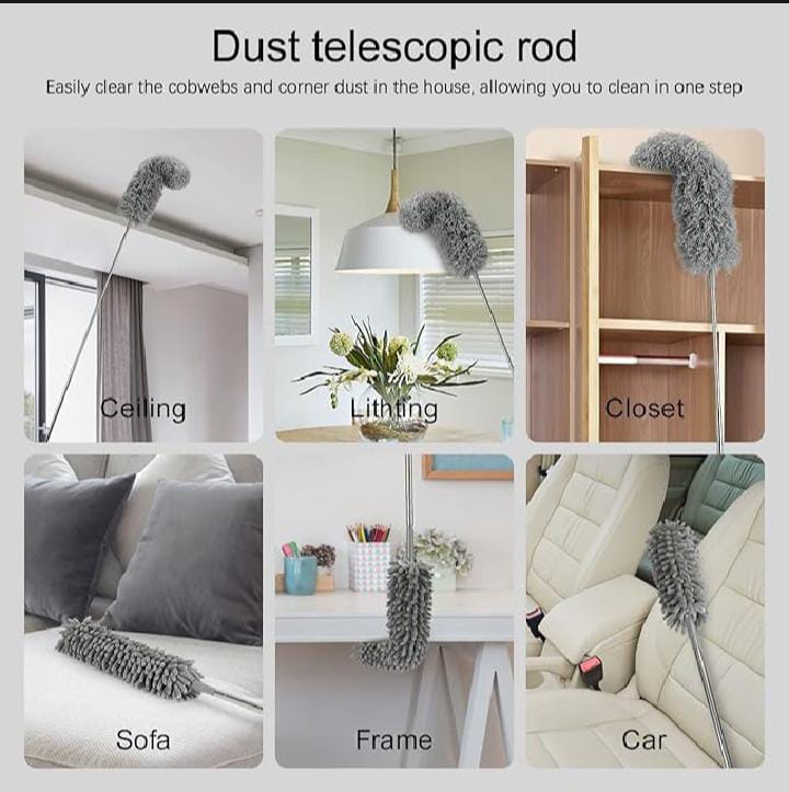 Microfiber Duster  ExtensionPole with Cleaning Ceiling Fan High Ceiling